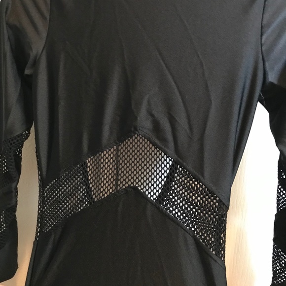 Black mesh leotard - Picture 3 of 3